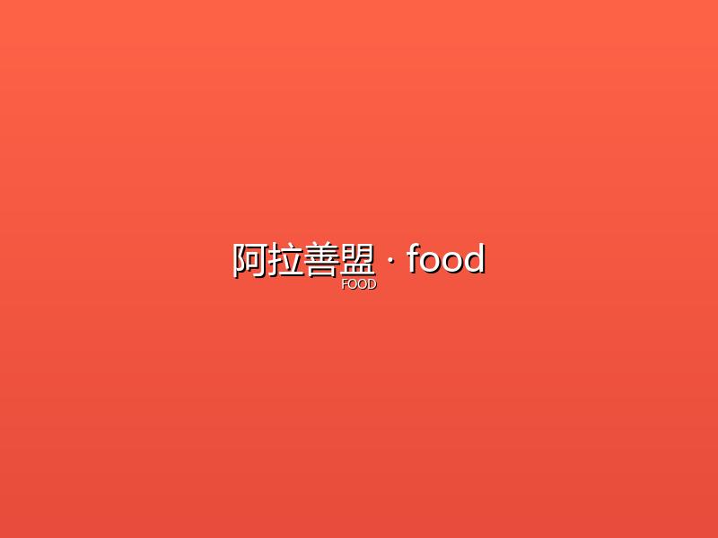 阿拉善盟 food
