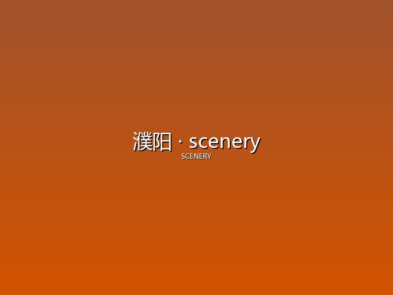 濮阳 scenery