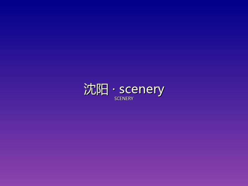 沈阳 scenery
