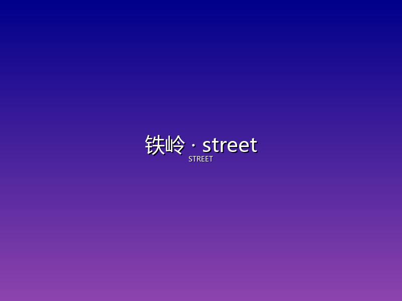 铁岭 street