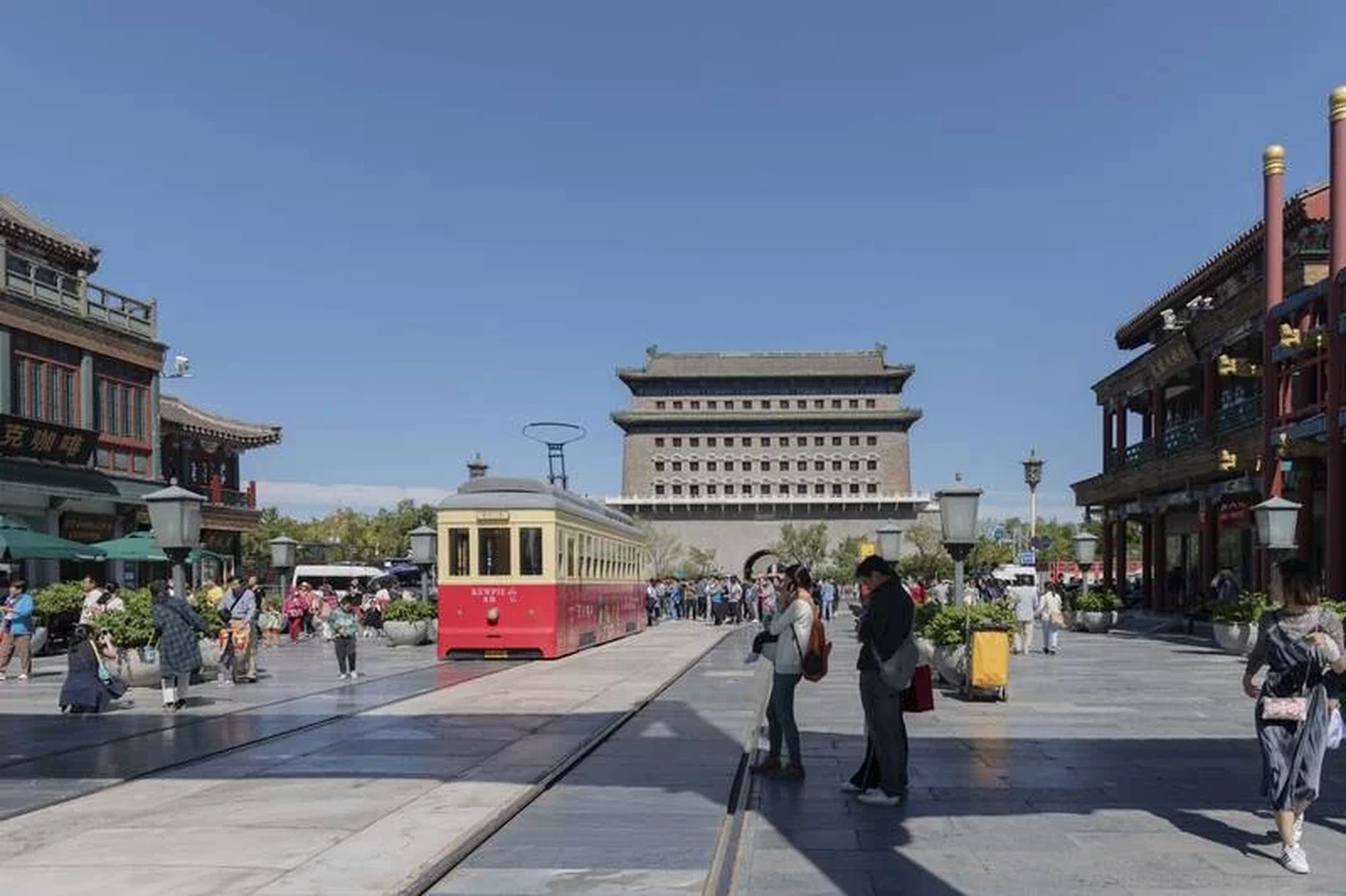 Qianmen Street — where phones, QR codes and payments run daily life