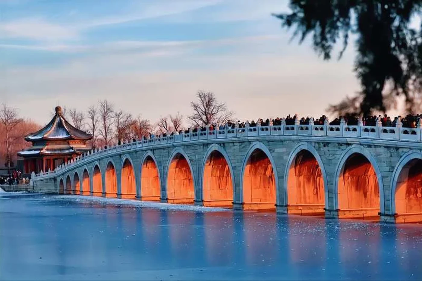 The Summer Palace — Kunming Lake and the Long Corridor in warm season