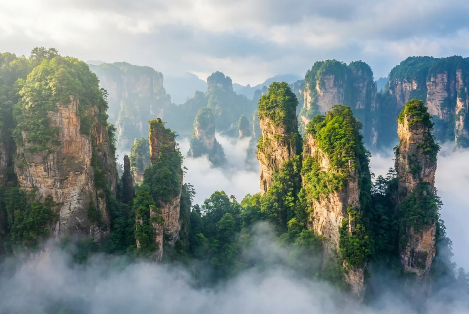 Zhangjiajie nature travel route