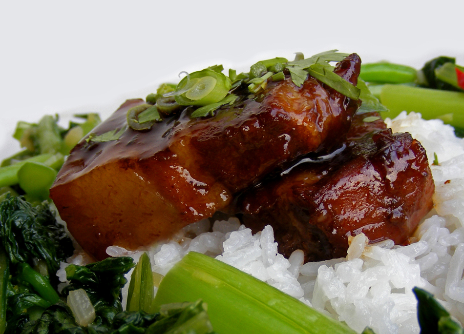 Chinese red-braised pork