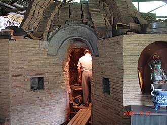 Jingdezhen — traditional porcelain kiln, the porcelain capital
