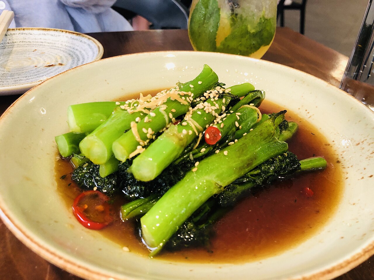Chinese stir-fried greens