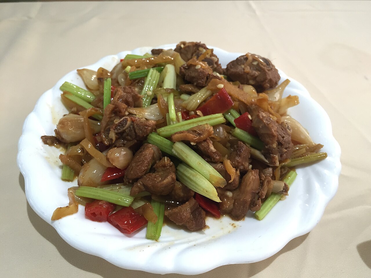 Guangxi lemon duck with tangy citrus