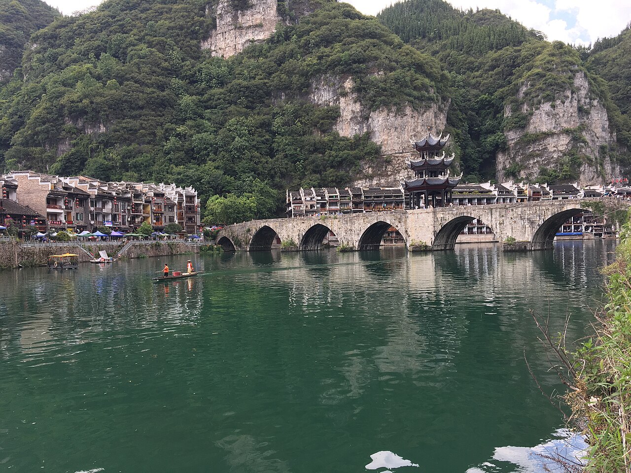 Qiandongnan, China — Xijiang Miao village