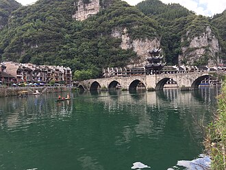 Qiandongnan, China — Xijiang Miao village