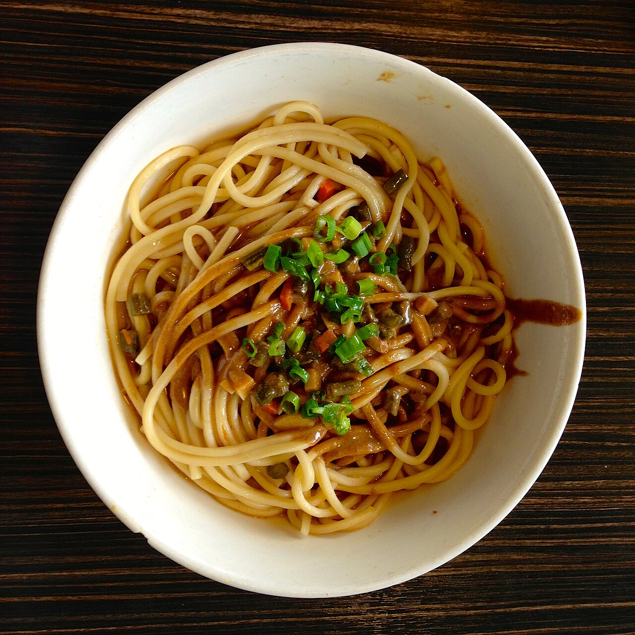 Wuhan hot dry noodles (re gan mian)