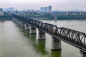 Liuzhou — the Liu River winding through the city