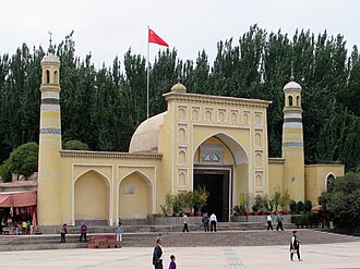 Kashgar — Id Kah Mosque, the largest mosque in China
