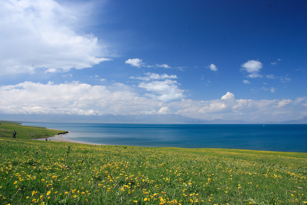 Ili — Sayram Lake in the Tian Shan