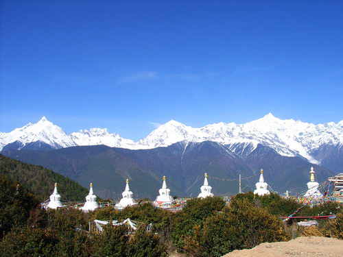 Pudacuo park and Meili Snow Mountain