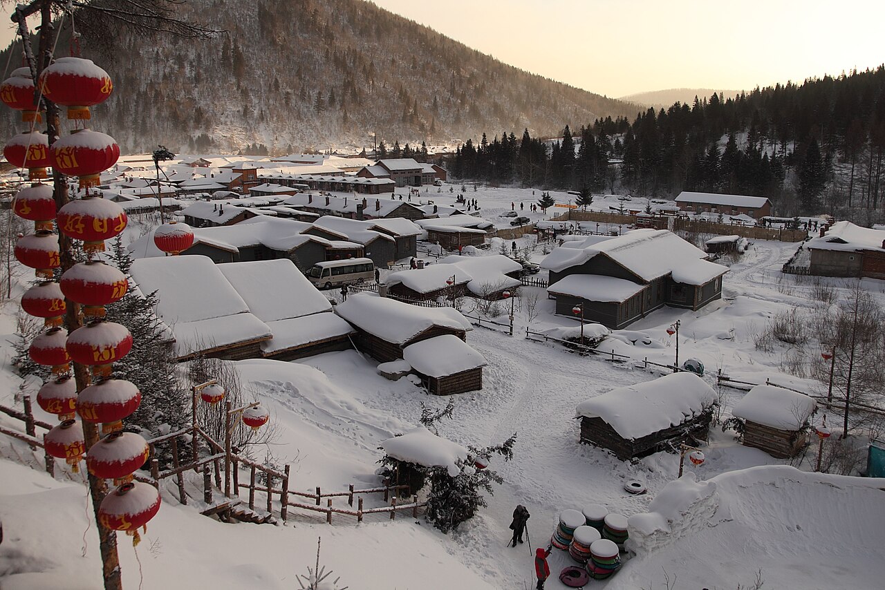 China Snow Town