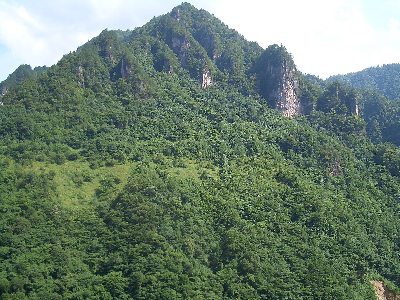 Wild alpine scenery