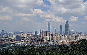 Nanning — view from Qingxiu Mountain