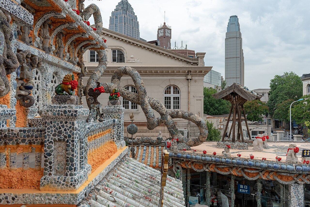 The mosaic-covered Porcelain House