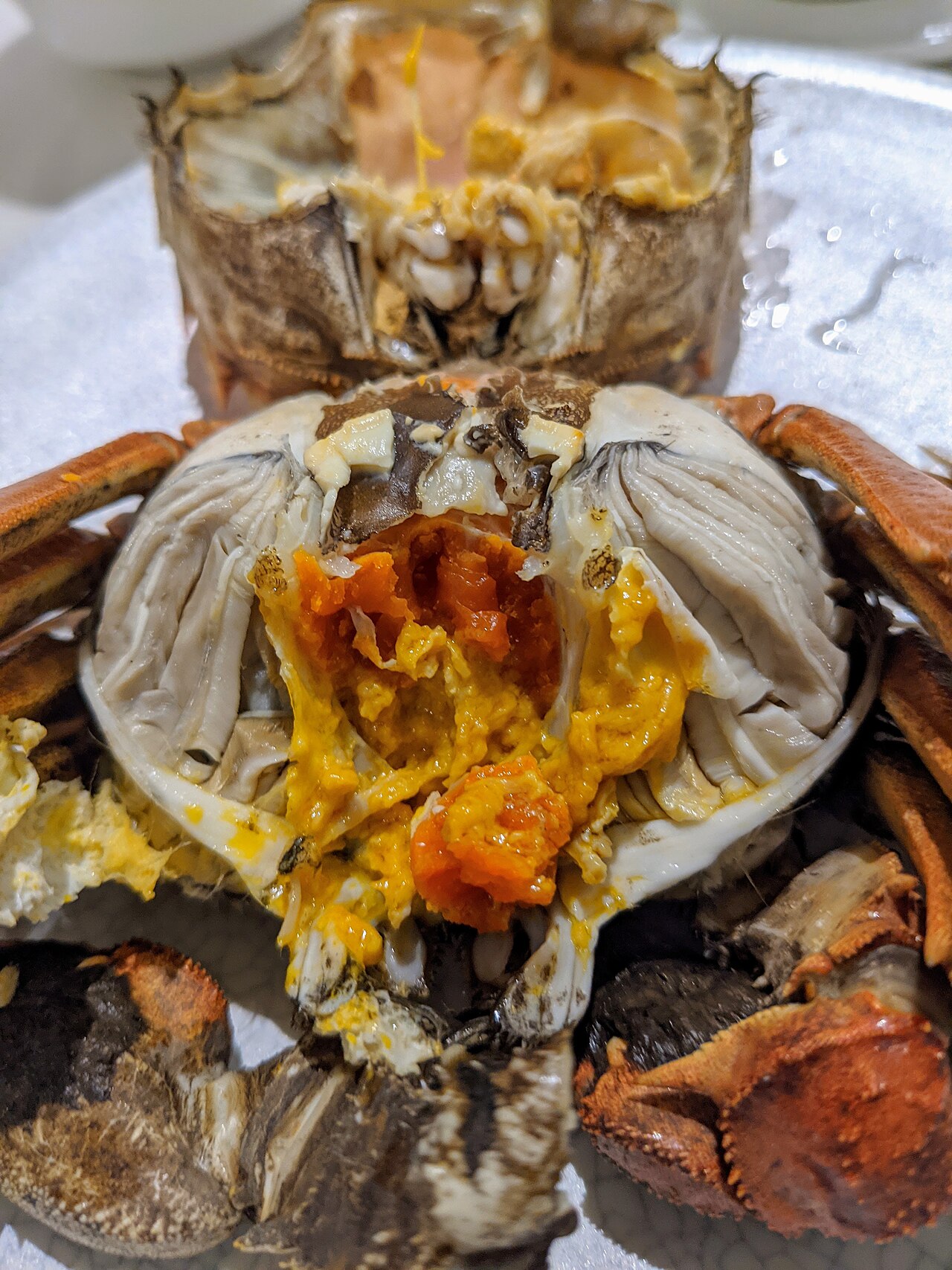 Chinese steamed crab