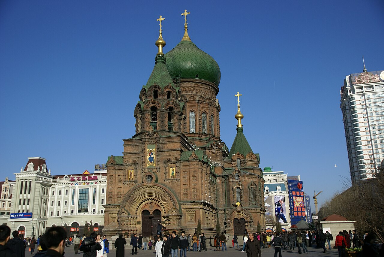 Saint Sophia Cathedral in winter
