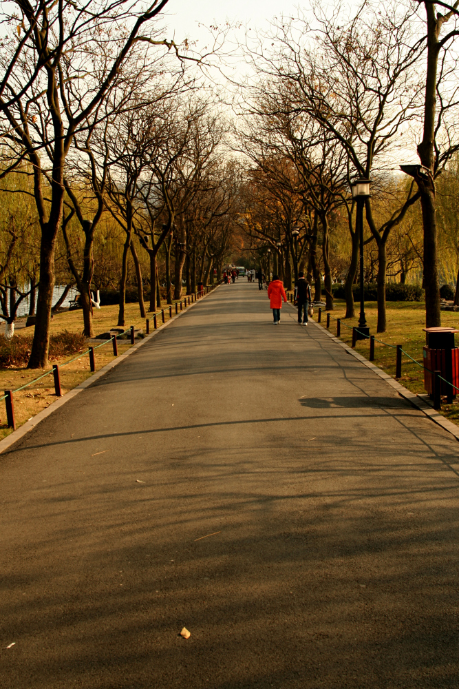 The Su Causeway across West Lake