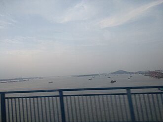 Wuhu — Yangtze River from the bridge
