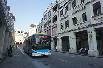 Wuzhou, China — Qilou old arcades