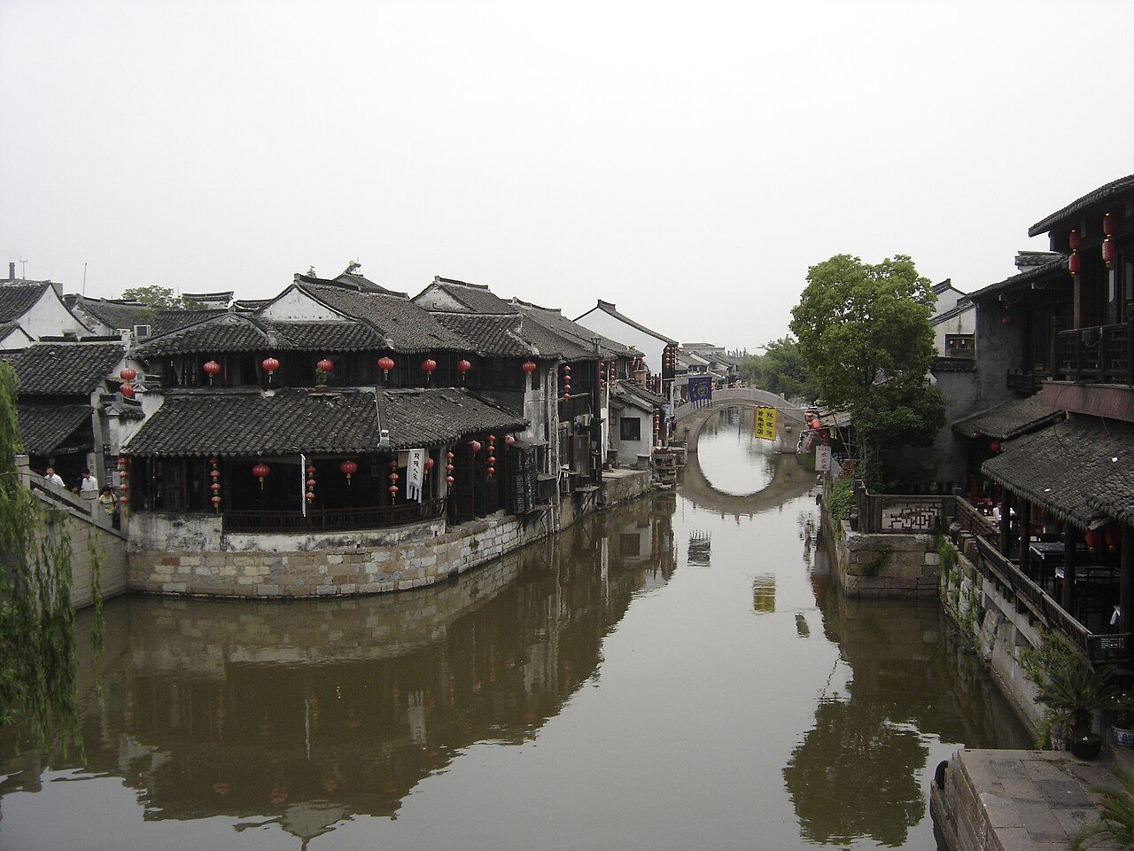 Xitang water town and South Lake
