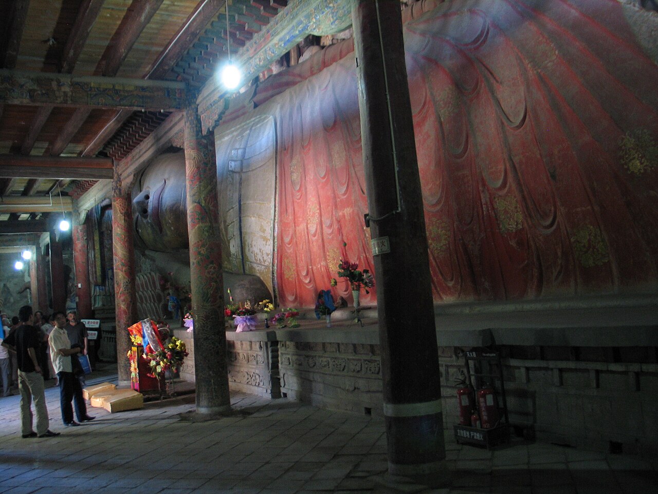 The Giant Reclining Buddha Temple